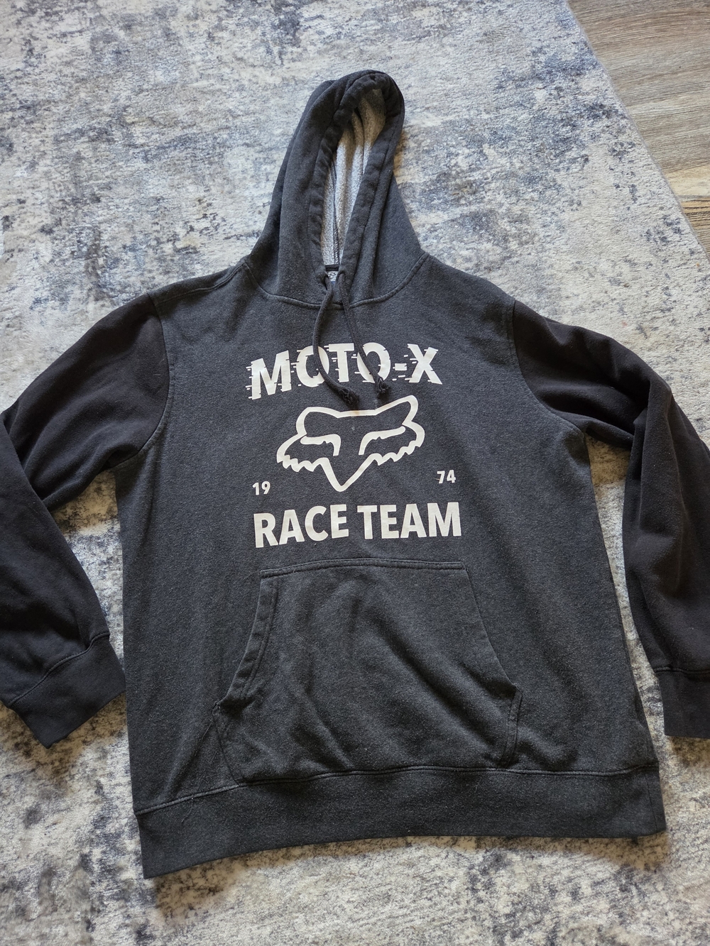 Fox Black Moto-X Race Team Pullover Hoodie